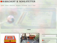 Tablet Screenshot of bischoffkohlstetter.de